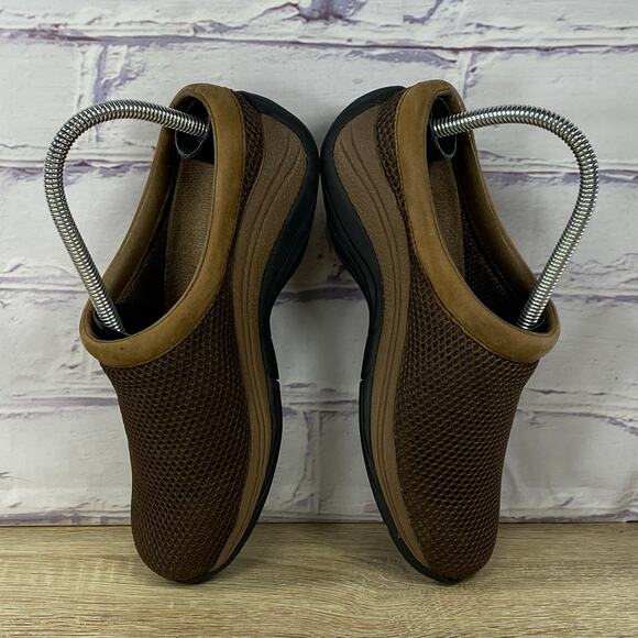 Merrell Encore Bypass 2 Brown Mesh Clogs Women's Size 7 Comfort Slip On Shoes - Picture 5 of 8